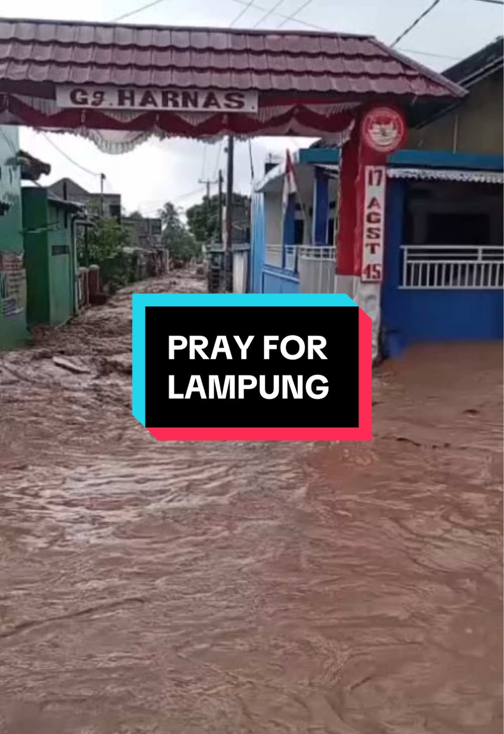 #CapCut Banjir Lempasing , Teluk Betung Bandar Lampung 🤲 #banjir #banjirlampung 