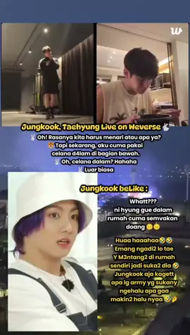 Suka2mu aja lah taee 🤣🤣 #jungkook #taehyung #live #fypage #fyp 