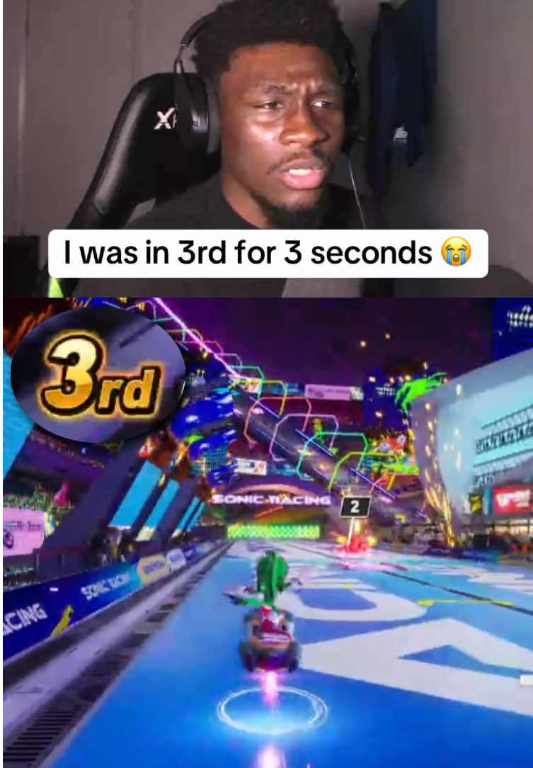 Sonic Crossworlds is cool but I been getting cooked 😭 #sonicracingcrossworlds #sonic #sonicracing #gaming #sonicthehedgehog 