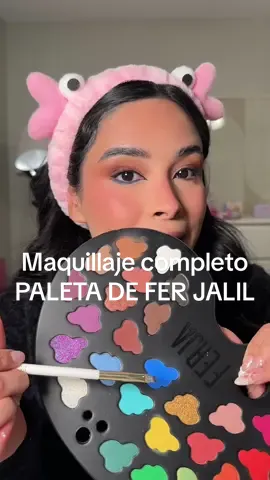 Respuesta a @@mich_👾 Maquillaje completo con paleta de Fer Jalil ❤️  #ferja #ferjalil #makeupchallenge 