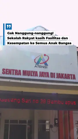 Mereka mungkin lahir dari keluarga sederhana, tapi lewat Sekolah Rakyat, mereka tumbuh dengan mimpi yang luar biasa.  #gasssnow #sekolahrakyat #indonesiaemas2045 