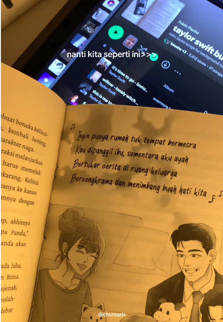 soon kita buat keluarga kecil bahagia itu🥺💗 #batassenja #lyrics #keluarga 