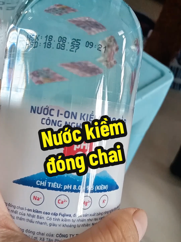 Trả lời @hongdongian Nước uống kiềm Fujiwa #chuyenhangtieudung7979 #nuockiem #nuocionkiem #fujiwa #nuockhoang 