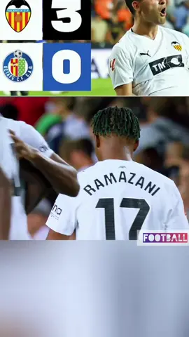 Valencia vs Getafe 3-0 la Liga Spain دوري الاسباني مباراة اليوم #الاسباني🇪🇸 #valencia #getafe #saudiarabia🇸🇦 #كرة_قدم 