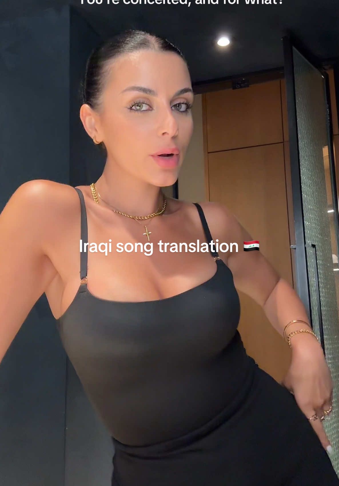 Last time I post this song I promise, but this hits better in Arabic 🤣 #iraqi #iraqisongs #arabic #middleeastern #fyp 