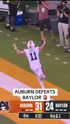 WHAT A WAY TO START THE SEASON! 🔥 #football #cfb #sports #auburn #CollegeFootball 