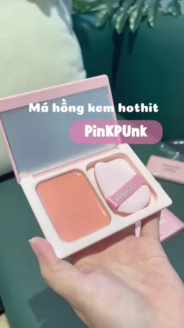 Trời ơi má hồng kem xinh nhất tui từng dùng luôn á #mahongpinkpunk #pinkpunk #mahongkem #makeup #reviewlamdep 
