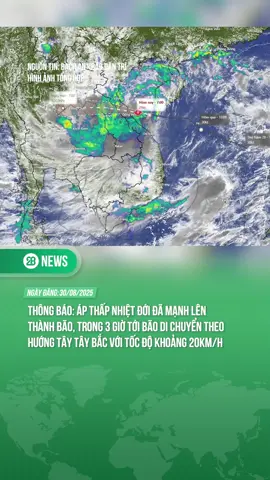 ÁP THẤP NHIỆT ĐỚI MẠNH LÊN THÀNH BÃO #theanh28news #theanh28 #tiktoknews 