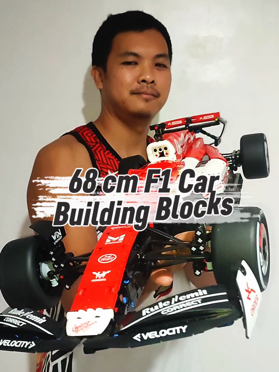 ✨ Done Building my 68 cm F1 Car Building Blocks #buildingblocks #collection #F1 #formula1 #collectibles 