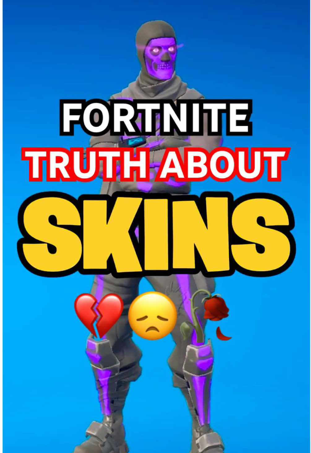 The TRUTH About Skins In Fortnite! #fortnite #fyp #viral #gaming #motivation 