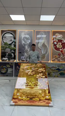 tranh đính đá pha lê tráng gương cao cấp,tranh kim tiền #tranhdinhdaphaledenled #tranhdinhdaphalehiendai #tranhdenled3d #hoadep #tranhdenled 