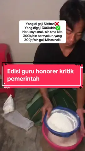 BULAN loh ya bukan HARI🤣hidup di negara yang katanya merdeka tpi parah buruh dan sejenisnya sengsara, kesejateraan dan ke bhgian hanya untuk orang orang yang punya nama, gilanya itu semua kita yang biayaain, Kiata Sebenernya Bos tpi dibuat jadi BABU, belanja minum sebiji aja ada pajaknya, ngopi ada pajaknya, habis ini bernapas pun bakal di pajak? Thank sudah mensupport guru honorer ini dlm mencari mkn@Skin Blessaluna #fyp #guru #dailyvlog #prayforindonesia #bubarkandpr 