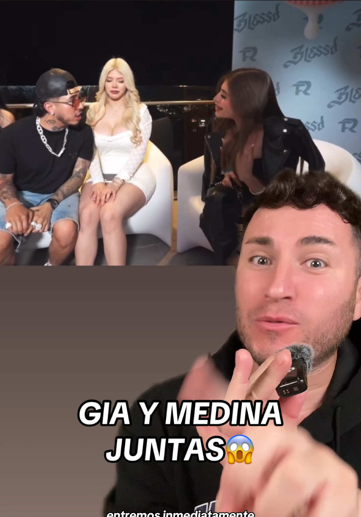 GIA Y MEDINA😱Juntas en live 😳 #gia #medina #gialover03 #medinaaaa #gaelbloqueado 