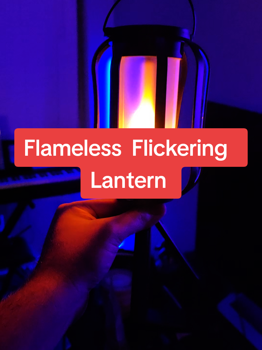 Light up any space with this solar-powered flameless lantern! Features a realistic flickering glow, foldable tripod, and top handle for easy setup. Perfect for camping, patios, or emergency use — no wires, no hassle. #SolarLantern #CampingGear #OutdoorLiving #EmergencyReady #HomeDecor