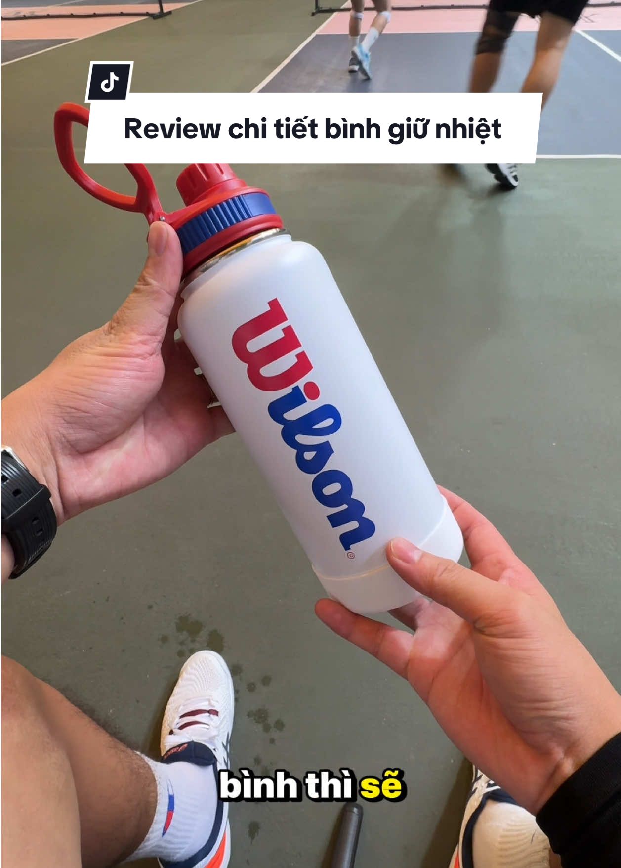 Chi tiết cho anh chị em chơi thể thao  #pickleball #damnghidamlam #binhgiunhiet #review #ppasport 