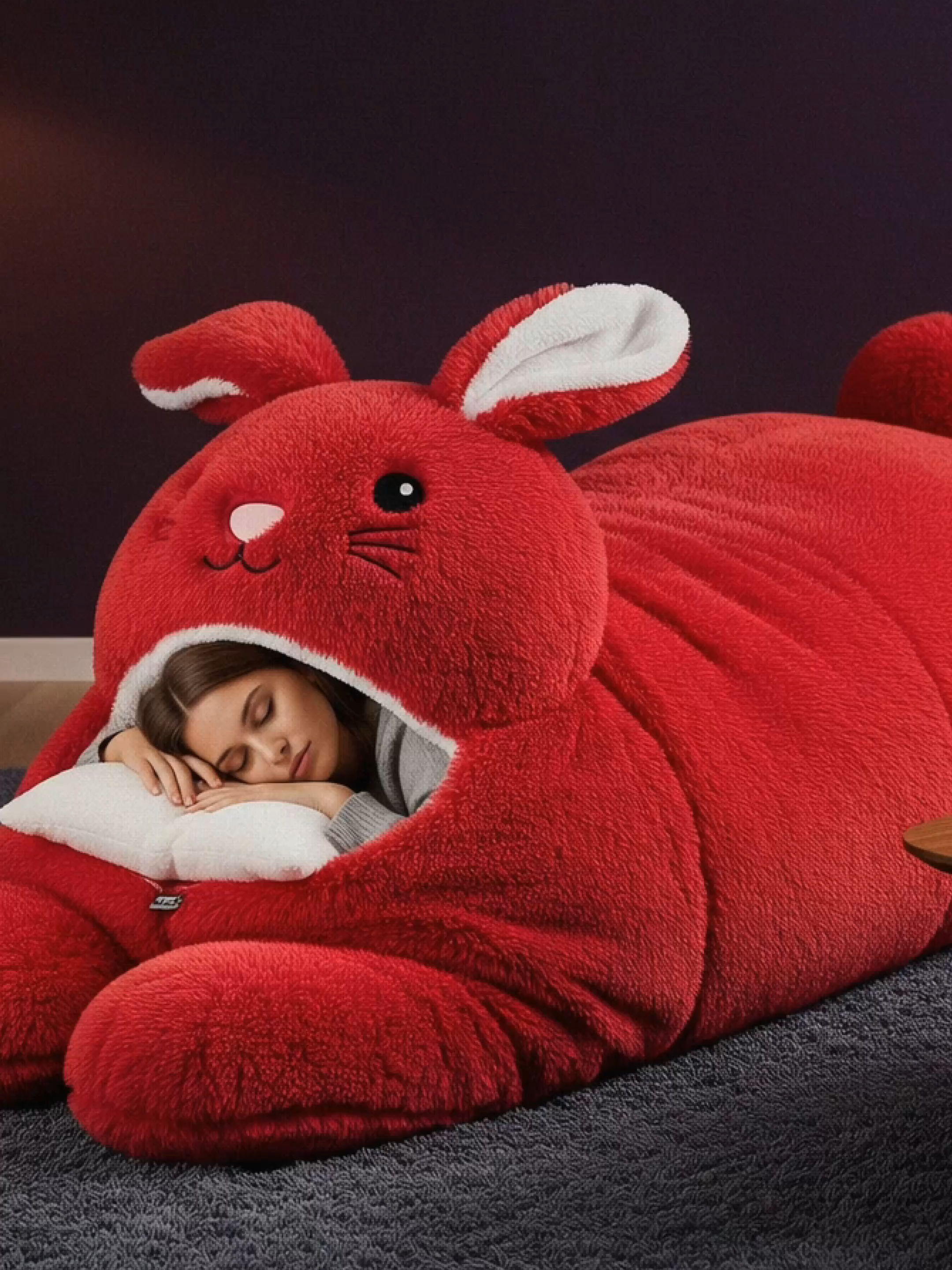 Fluffy Rabbit Sleeping Bags 🩷 🐇 (Product link in our Bio!)