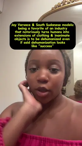 And no Jay Versace didn’t say South Sudanese models particularly but we all know South Sudanese models are the Africans he’s referring to —- doesn’t even bother saying the country when that’s common knowledge that of Africans, South Sudanese models dominate sighhh @Marissa Kerri✨  @The Model Gene  #jayversace #southsudanesemodels #modelingindustry #southsudan #modelscouting 