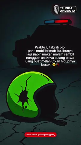“Waktu lu tabrak ojol pake mobil Brimob itu, ibunya lagi siapin makan malem sambil nunggu anaknya pulang bawa rezeki buat besok. Tapi harapan sederhana itu hancur dalam sekejap, berubah jadi tangis kehilangan yang nggak akan pernah sama lagi. 😢🥀 Nyawa rakyat kecil terlalu berharga untuk terus dikorbankan. Semoga keadilan benar-benar ditegakkan.” #DukaUntukRakyat #RIPDemokrasi #KeadilanUntukOjol #dprripdiperjuangan #StopArogansi 