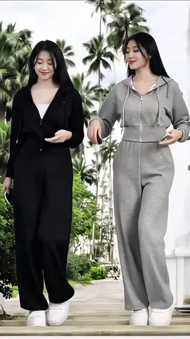 Set Bộ Khóa Kéo Len Lông Thỏ Dài Tay Có Mũ Mix Quần Dài Suông BigSize MiSoul, Bộ Thu Đông Khóa Kéo Dây Rút Mũ 343 Nữ Áo#setbonu#setboxinh#thoitrangnu #xakho #outfitnu  @Tiệm Đồ Nữ 