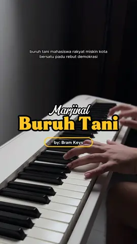 Buruh Tani (Piano Cover) – Marjinal aman2 Indonesia, hidup perjuangan kawan 🔥🇮🇩 #buruhtani #demohariini #perjuangan #pianocover #ojolviral 