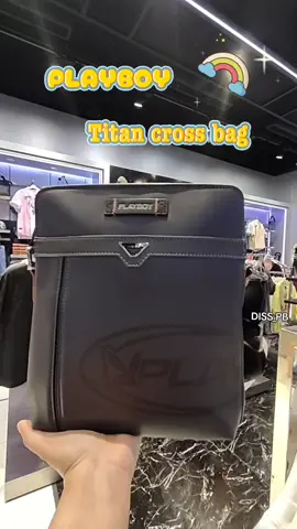 #PLAYBOY รุ่น Titan Cross  Bag #กระเป๋าสะพายข้างผู้ชาย ลิขสิทธิ์แท้💯✓ #เทรนด์วันนี้tiktok 