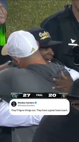 Shedeur weighs in on Colorado’s loss to Georgia Tech 🗣️ (via ShedeurSanders/X)