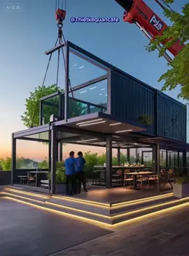 Mẫu quán cafe 150m2 phong cách thiết kế hiện đại mới lạ #quancafedep #thicongquancoffee #thietkequancafe #xuhuongtiktok #cafehiendai 