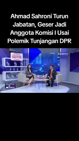Ahmad Sahroni Turun Jabatan, Geser Jadi Anggota Komisi I Usai Polemik Tunjangan DPR sumber: https://youtu.be/9dVyK9drNTA?feature=shared #dpr #ahmadsyahroni #indonesia🇮🇩 #news #fyp 