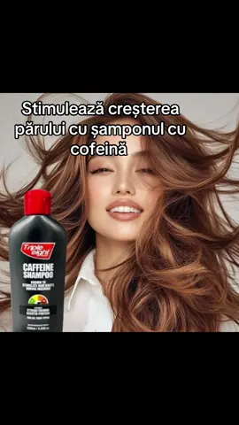 ✨ Șampon cu cofeină pentru stimularea creșterii părului ✨ Spune adio firelor fragile și părului care cade! Acest șampon inovator, îmbogățit cu cofeină activă, pătrunde până la rădăcină și stimulează foliculii capilari, ajutând la accelerarea creșterii firelor noi și la întărirea părului existent. ✔️ Activează circulația la nivelul scalpului ✔️ Redă vitalitate și volum părului ✔️ Reduce căderea și stimulează regenerarea ✔️ Lasă părul curat, puternic și plin de energie Un ritual simplu, dar eficient, pentru un păr mai des, mai sănătos și mai frumos! 🌱 #cofe #sampon #par #misiuneatiktok #tik_tok 