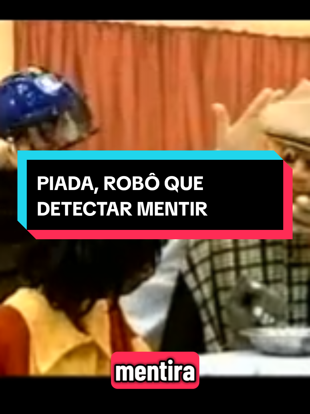 PIADA, ROBÔ QUE DETECTAR MENTIRA #foryou #engracado #garrasdapatrulha #piada #humor 