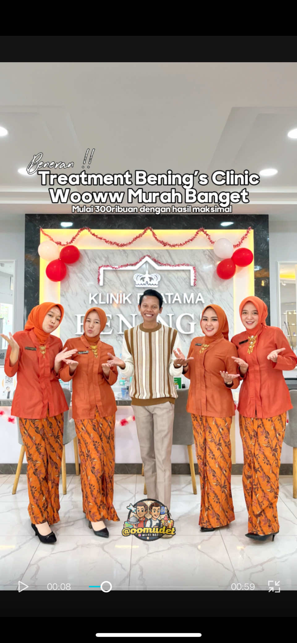 MURAH BANGET !!! TREATMENT DI BENING'S CLINIC MULAI 300RIBUAN AJA DAN ADA INFO TAMBAHAN DISKON 10%  Jujur sempat ragu dengan Bening's Clinic tapi setelah beberapa kali treatment disini aku beneran speechless sih worth it banget.  Dengan tenaga profesional, gratis konsultasi dan  treatment nya mulai dari 300ribu aja bahkan ada yang 200ribuan loh.  Untuk pemula aku saranin Korean Toning Facial, bisa meremajakan kulit dan mengecilkan pori- pori. Biar makin maksimal bisa cobain Diode Laser Glowing yang bikin wajah semakin cerah. Beneran deh treatment di Bening's Clinic murah banget. Kamu bisa dapatkan Diskon 10% menggunakan kode BNG-MUD-99 ya. Tampil maksimal dengan harga murah mulai dari Bening's.  @Bening’s Clinic Kota Bengkulu  @Benings Clinic Indonesia @BENING'S INDONESIA ONLINE  BENING'S CLINIC BENGKULU 📍 Jalan S Parman 04 No. 1-3 Kebun Kenanga Kec. Ratu Agung Kota Bengkulu #MulaiDariBening #BeningsClinic #SemuaBisaBening #BeningsClinicBengkulu