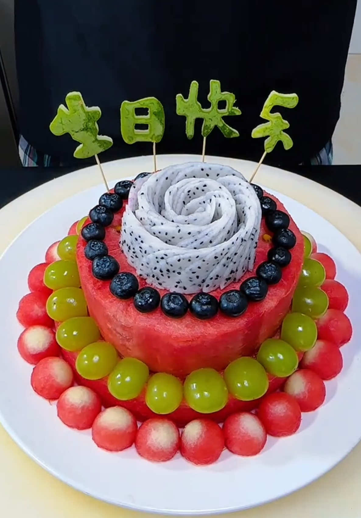 Creative Fruit Cake#fyp #skills #chef #creative #fruit 