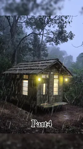 membangun rumah bambu atap susun part4 #bushcraft #camping #survival #fyp 