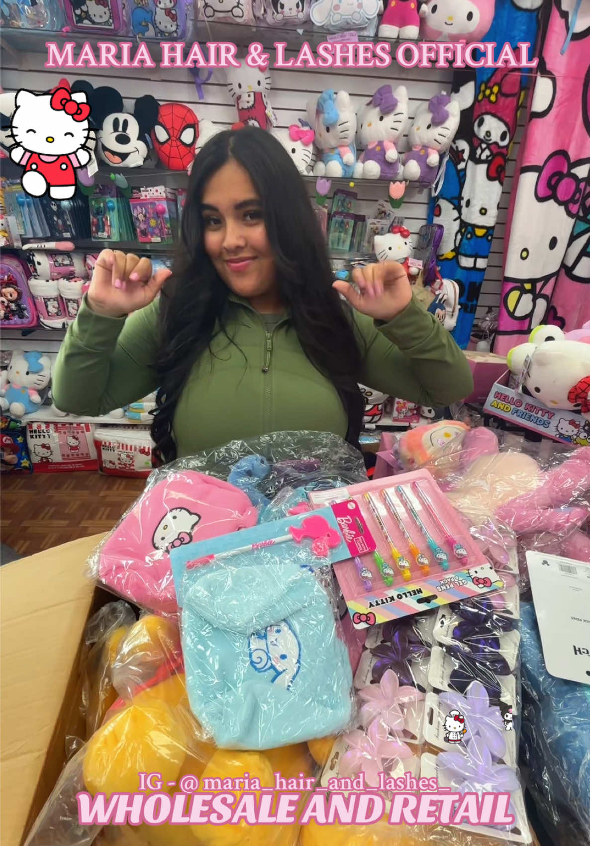 Welcome To Our Newest Official Page🩷 Calling all girlies who need mayoreo or wholesale🎀  #wholesale #losangeles #hellokitty #accessories #sabrinacarpenter 