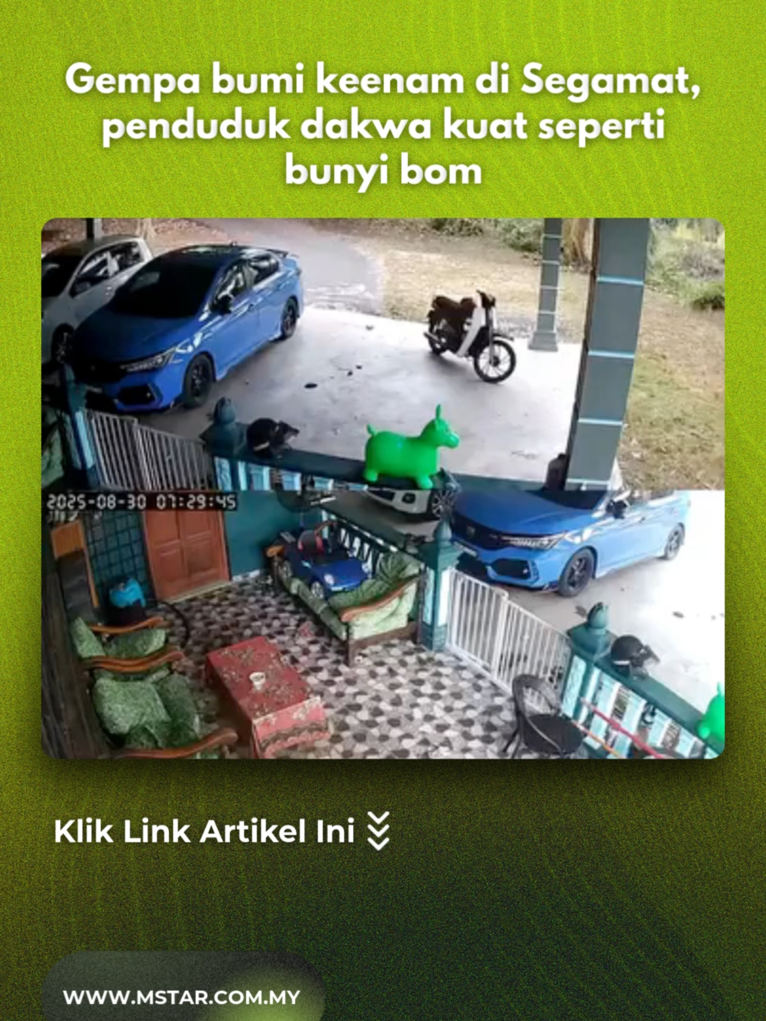 Gempa bumi keenam di Segamat, penduduk dakwa kuat seperti bunyi bom #beritaditiktok #fyp #sembangentertainment #viral