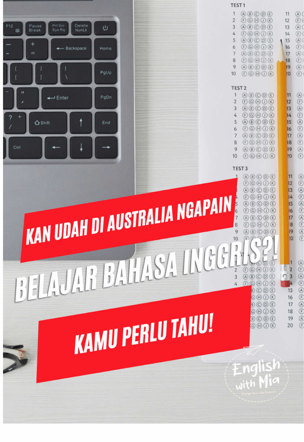 🇦🇺 “Ah lagian udah di Australia, ngapain les bahasa Inggris lagi?” Banyak yang mikir gitu… padahal kalau tujuanmu mau PR (Permanent Residency), bahasa Inggris jadi salah satu syarat utama! ✨ 👉 IELTS / PTE / OET score tinggi = poin tambahan buat PR 👉 Bahasa Inggris lancar = lebih gampang dapet sponsor & kerja di bidang skilled 👉 Plus, confidence naik saat komunikasi di kerjaan & kehidupan sehari-hari 🔥 Jadi jangan tunggu sampai urgent baru belajar. Mulai trial class English with Mia hari ini, biar perjalananmu ke PR lebih mulus 🚀 #EnglishWithMia #BelajarEnglish #IELTS #PTE #OET     