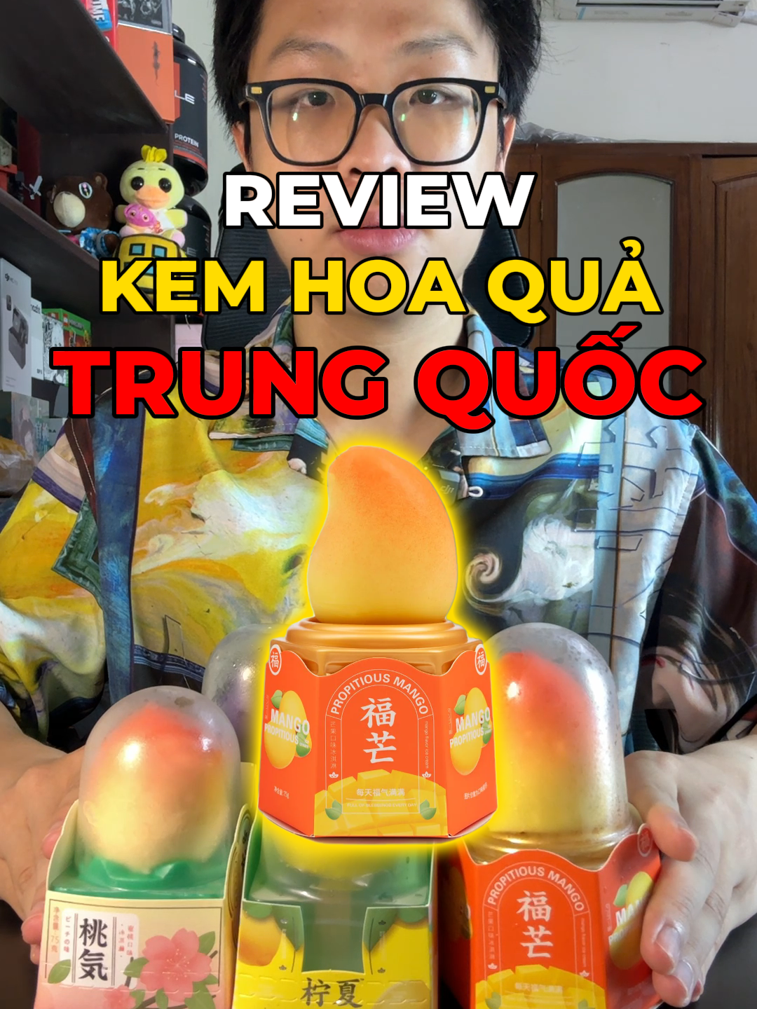 Review kem hoa quả Trung Quốc #reviewanngon #ancungtiktok