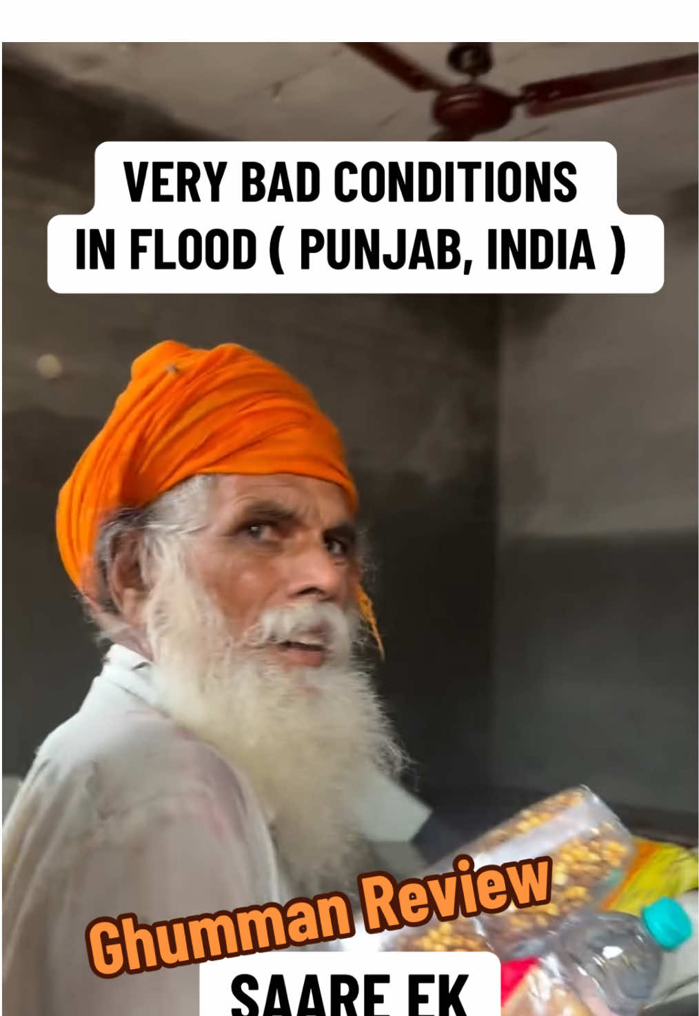 VERY BAD CONDITIONS  IN #FLOOD ( #PUNJAB, INDIA ) . follow #GhummanReview for more videos. #Bollywood #Pollywood 