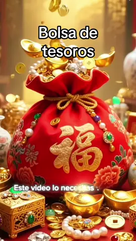 Bolsa de tesoros #creatorsearchinsights #abundancia #Dios #fypシ゚viralシ #Dios 