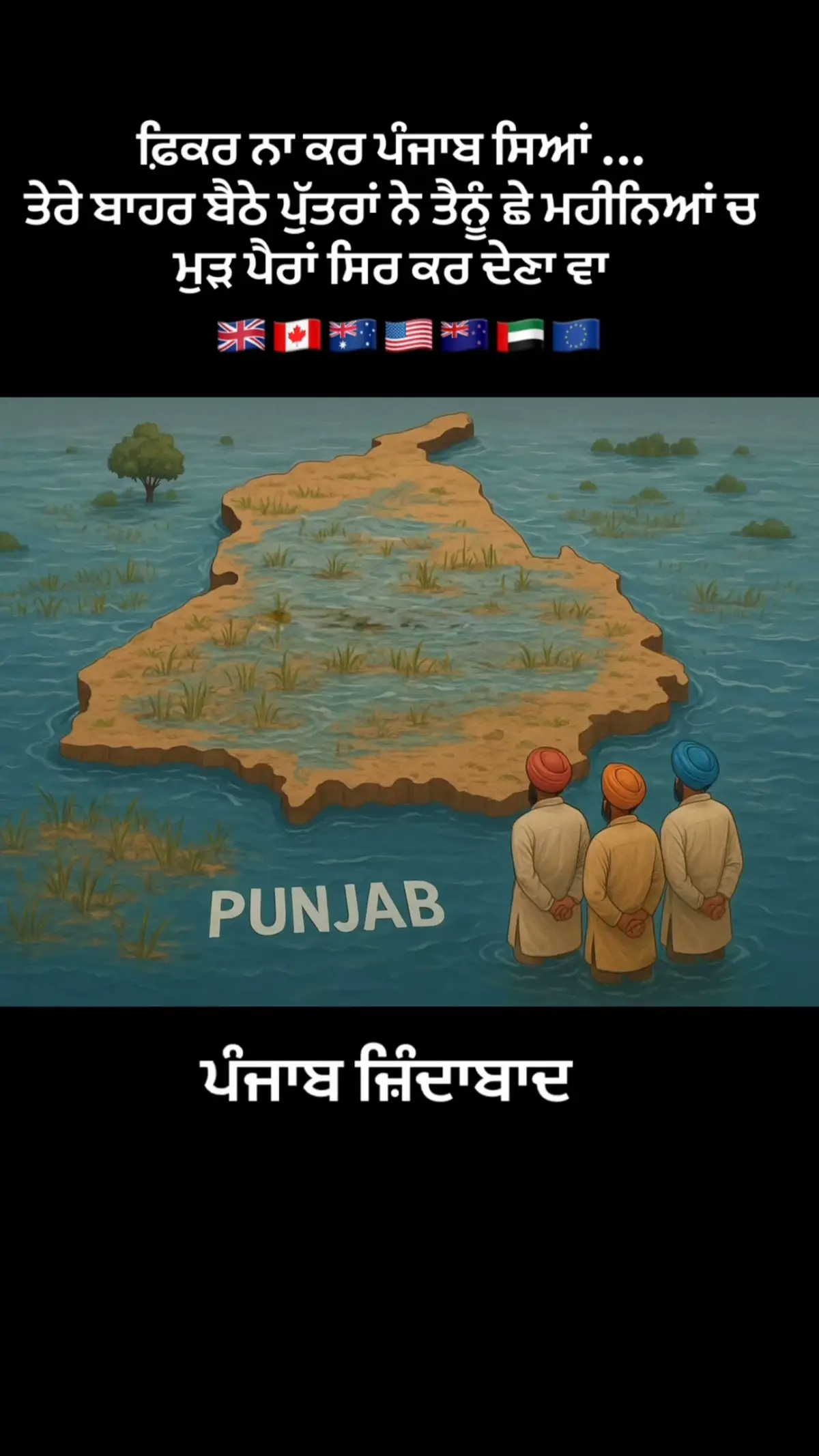 #savepunjab #panjab #flood #punjab #bravery #community #waterflood #wmk #godbless 