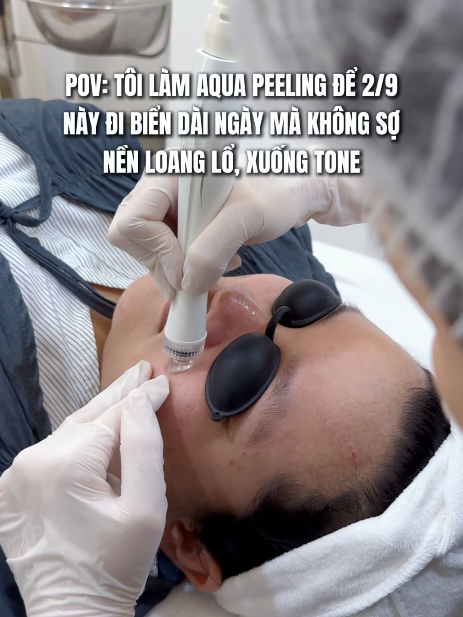 Aqua Peeling - giải pháp để 2/9 này đi biển dài ngày mà không sợ nền loang lổ, xuống tone!! #aquapeeling #lamsachsau #mialalanhatrang #spanhatrang #xh