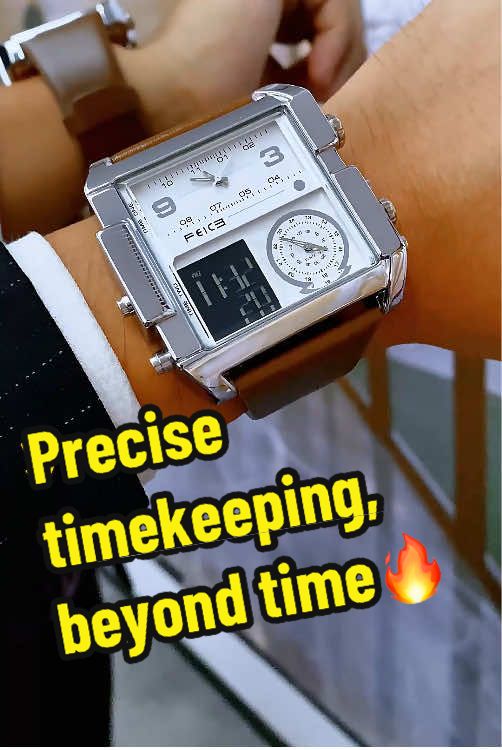 Invest in time, invest in yourself — Feice moves with you. 🔥🎁 #feice #videowave #fpy #watch #menwatches 