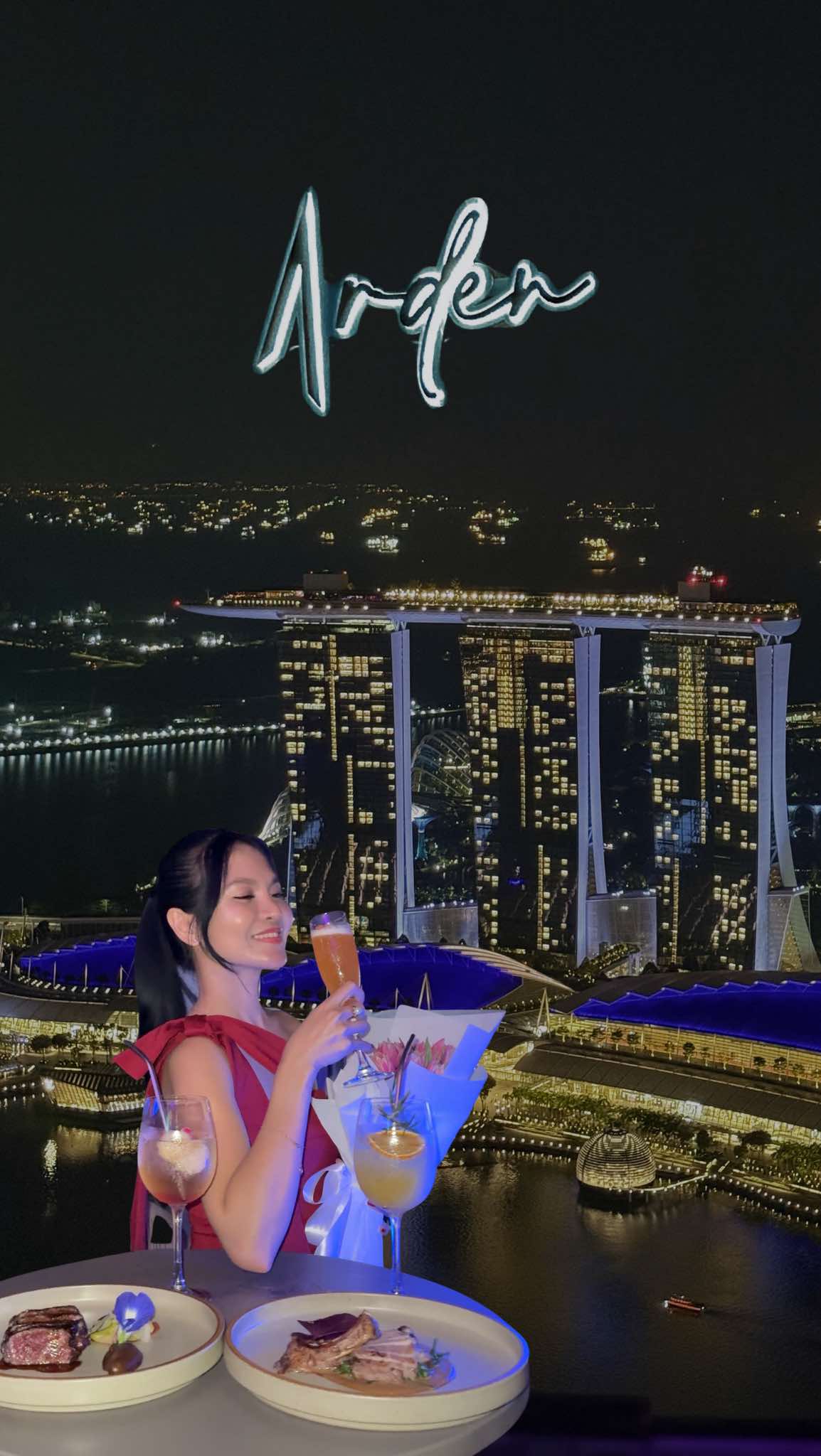 Feeling so loved and grateful celebrating my special day at 1-Arden ✨🌸 The breathtaking views, the laughter, the sweetest surprises, and the best company 💝 Here’s to another beautiful year ahead filled with joy, love & endless memories 🥂🎂 Special thanks to Jill, Charm, Vans and all 1- Arden staff for the impeccable service⭐️⭐️⭐️⭐️⭐️ #birthday #singapore #skyhigh #celebratelife #birthdayqueen 