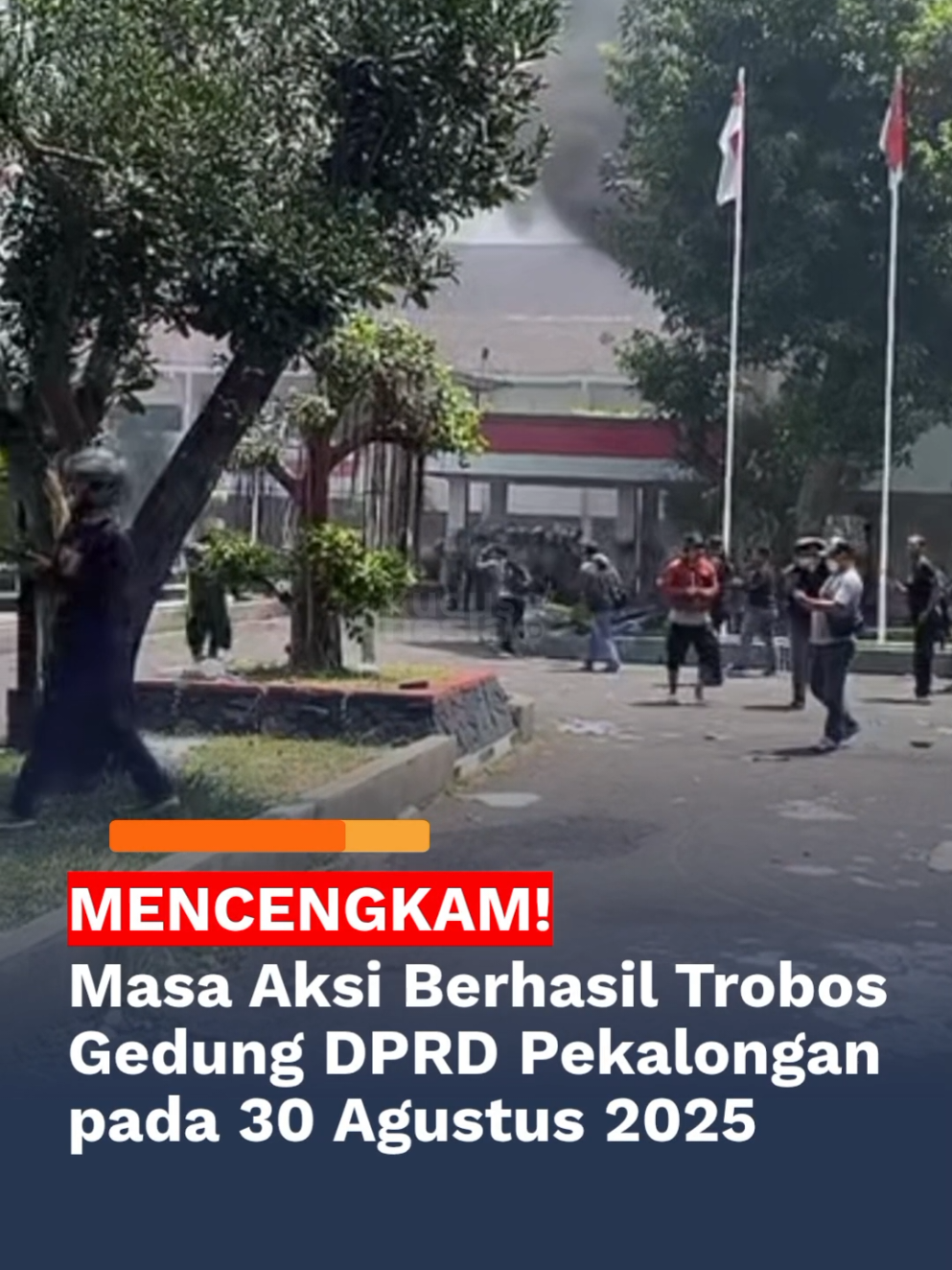 aksi masa terjadi di Pekalongan  berhasil masuk DPRD Pekalongan pada 30 Agustus 2025 #kudusnesia #fypviralシ #viral #fypage #fypシ 