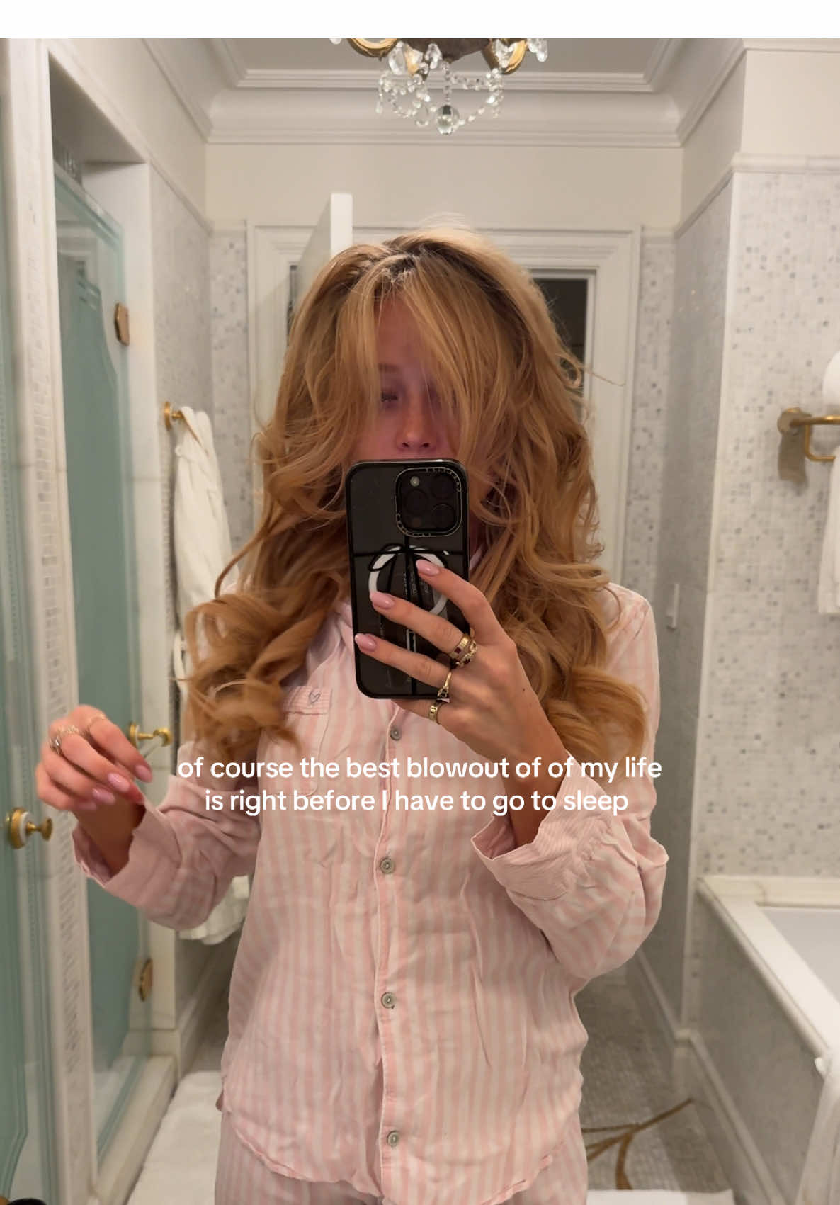 do I just like stay awake until tomorrow? #blowout #hairtok 
