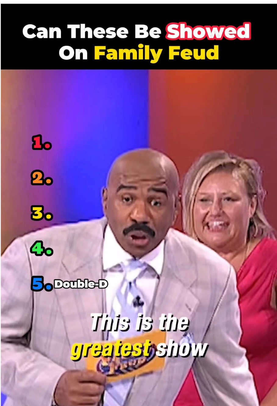 Can these be showed on family feud? #familyfeud #SteveHarvey #Sideball #PopCulture #fyp
