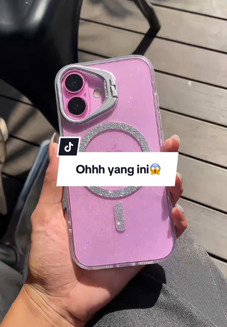 Clear bukan sembarang clear🤯#fyp #caseiphone #glitter #stand #foryou 