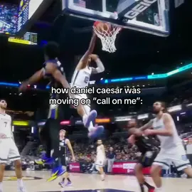 He COOKED 🧑‍🍳 @DanielCaesar #danielcaesar #callonme #dunks #NBA #edit