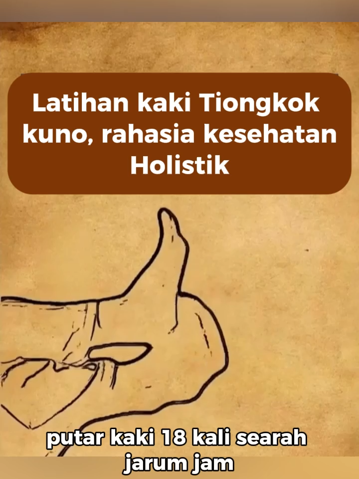 Latihan kaki #tiongkok kuno, rahasia kesehatan holistik #tipssehat