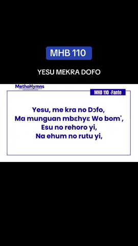 Yesu Mekra Dofo  #methohymns #trendingvideo #viral #saturday 